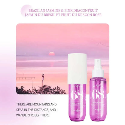 Body fragrance spray Fresh air Scent Long Fruity Non-irritating Portable Liquid Perfume Moisturizes Skin For Men And Women 90ml