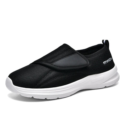 Diabetic Shoes for Men Wide Width Walking Shoes Slip-On Orthopedic Shoes for Swollen Feet Foot Pain Relief Cushion Sneakers