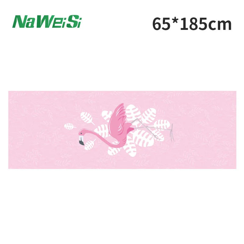 Portable anti-slip Printing Yoga Mat Spread Towels Absorb Sweat Fitness Yoga Towel Yoga Mat Yoga Towel Cooling Towel Ice Towel