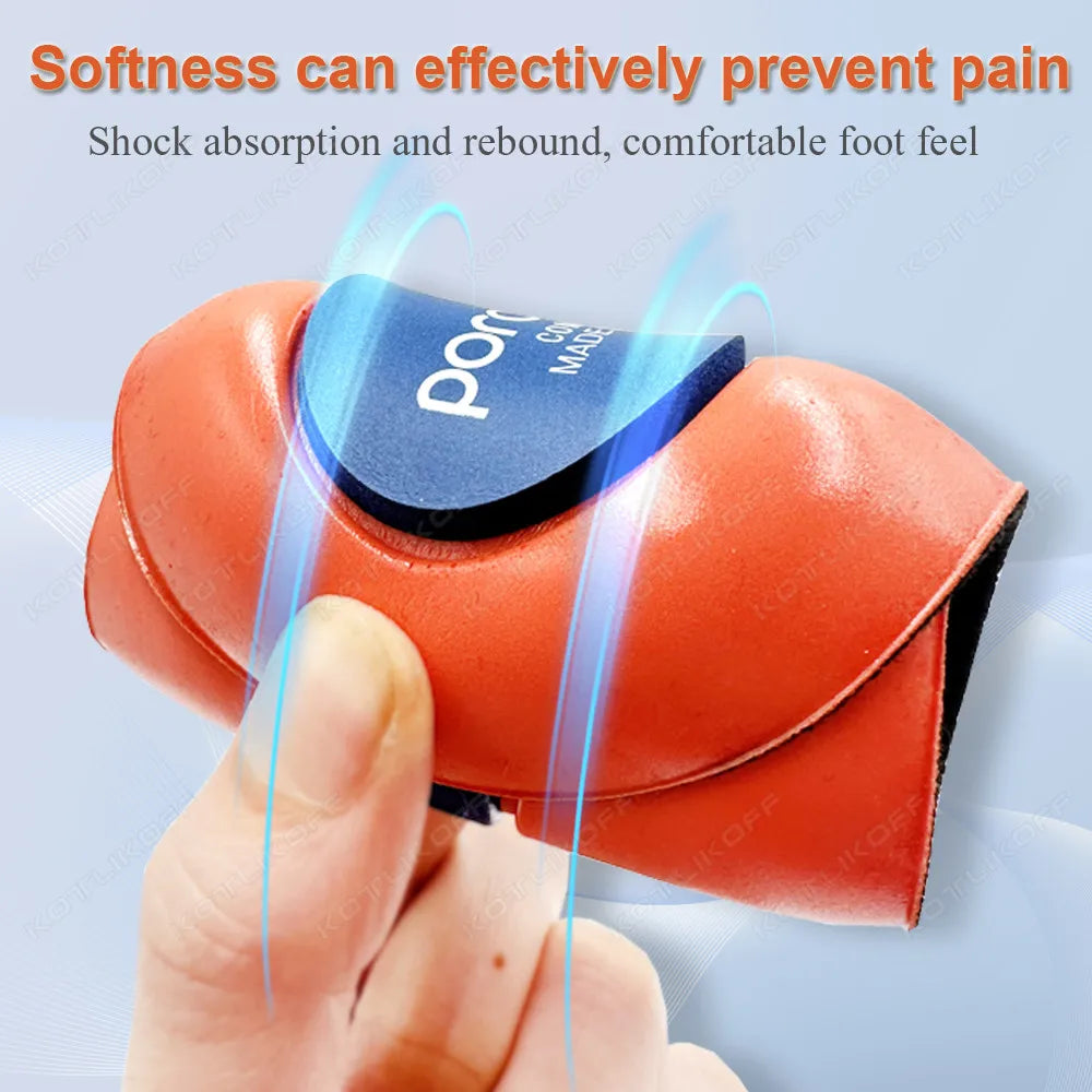 Best Heel Inserts For Plantar Fasciitis Flat Feet Arch Support Orthopedic Insole Elastic Shock Absorption Sneakers Half Shoe Pad