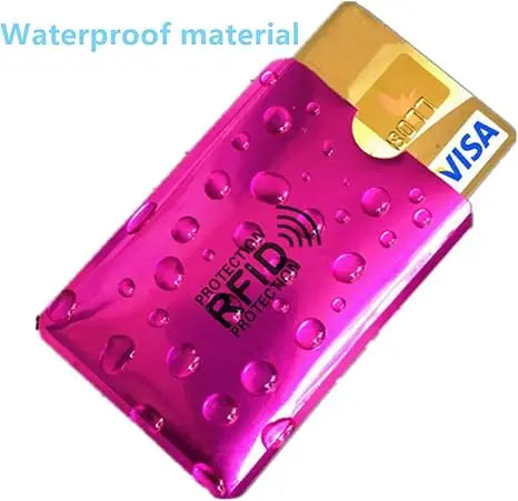 16 RFID Blocking Sleeves Set (12 Colorful Credit Card Protector RFID Blocking Sleeve & 4 RFID Passport Holder). Effectively Prot