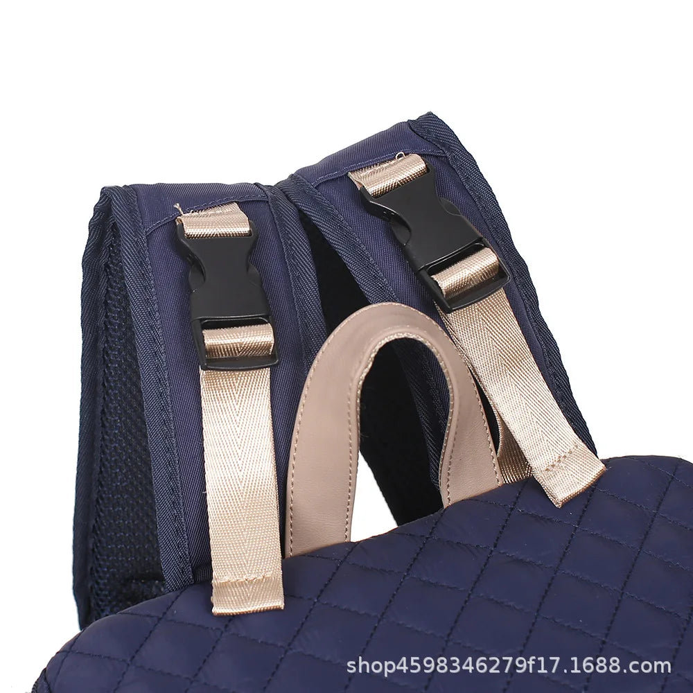 Diaper Bag Backpack,Waterproof Baby Diaper Bag with Changing Pad Converts into Baby Tote Bag Diaper Backpack Stroller Bag and Cr