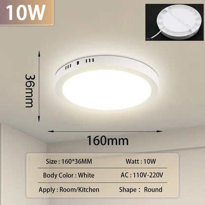 Led Ceiling Lamp Modern Ceiling Chandelier 220V Led Panel Lighting Fixture For Bedroom Kitchen Home Ultra Thin Ceiling Lights
