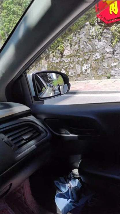 2pcs Car Mirror Wide Angle Car Blind Spot Mirrors 360° Adjustable Auxiliary Rearview Mirrors HD Frameless Small Round Mirror