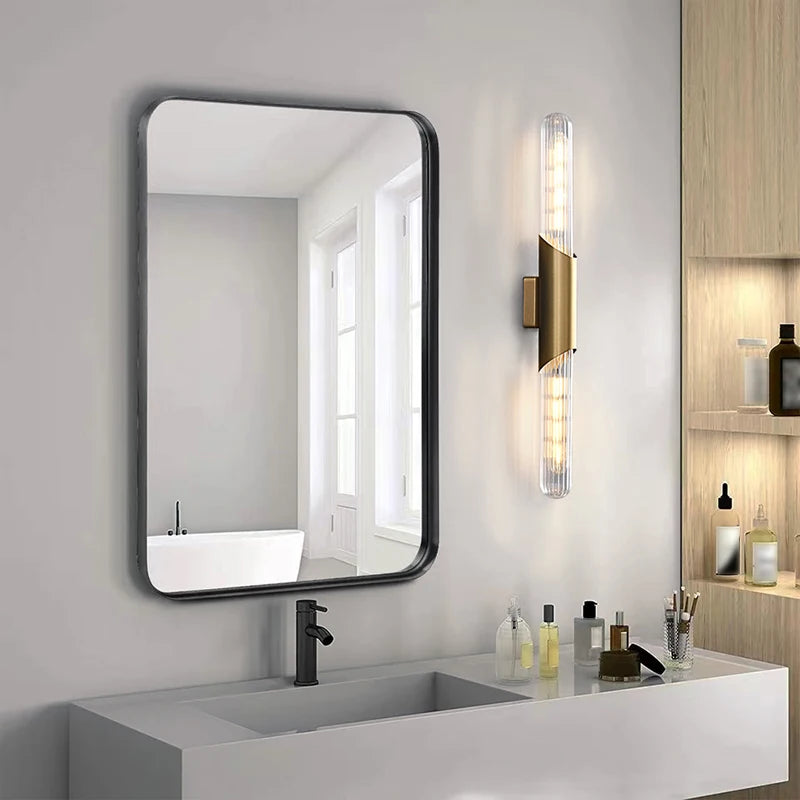 Nordic Luxury Wall Lamp E27 Bulb Is Used For Bedroom Mirror Stairs Bedside Wall Paintings Comfortable Lighting Decorative Lamps