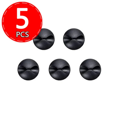 Cable Clip Adhesive Silicone Cable Holders Organizer Desk Cable Management Clips Wire Cord Holder In Office Home Car