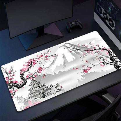 Mousepad Japan Art Great Waves Rubber Mouse Pad Lock Edge Playmat Non-Slip Office Computer Mice Pads Table Gaming Accessories