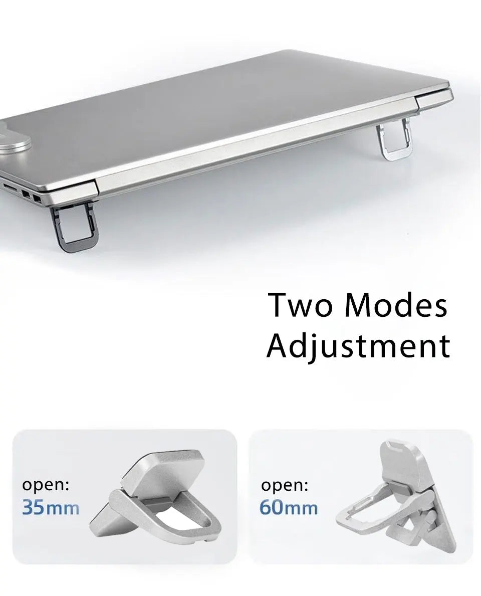 Laptop Stands Bracket 2 Adjustable Angles Foldable Portable Bracket  Computer Keyboard Heat Dissipation Holder Legs Accessories
