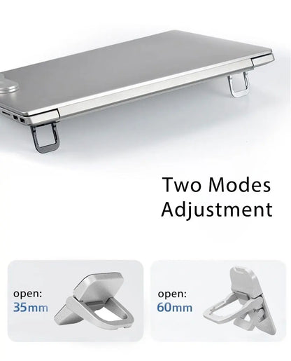 Laptop Stands Bracket 2 Adjustable Angles Foldable Portable Bracket  Computer Keyboard Heat Dissipation Holder Legs Accessories