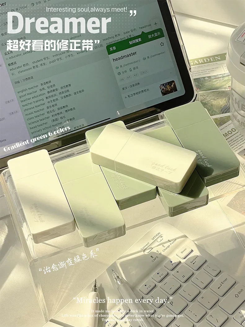 6 Pcs Correction Tape School Supplies Stuff Whiteout Portable Students Study Tools Writing Tapes Kids Tipex