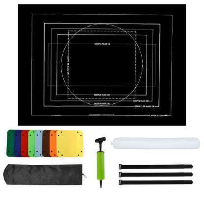 Puzzles Pad Felt Mat Up to 1500/2000/3000 Pieces Play Mat Puzzles Blanket Puzzle Accessories Easy to Use Roll Up Jigsaw
