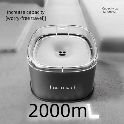 Spill Proof Water Bowl for Dogs Slow Drinking Bowl for Messy Drinkers 2000ml Large Capacity Pet Puppy Kitten Drinking Dispenser