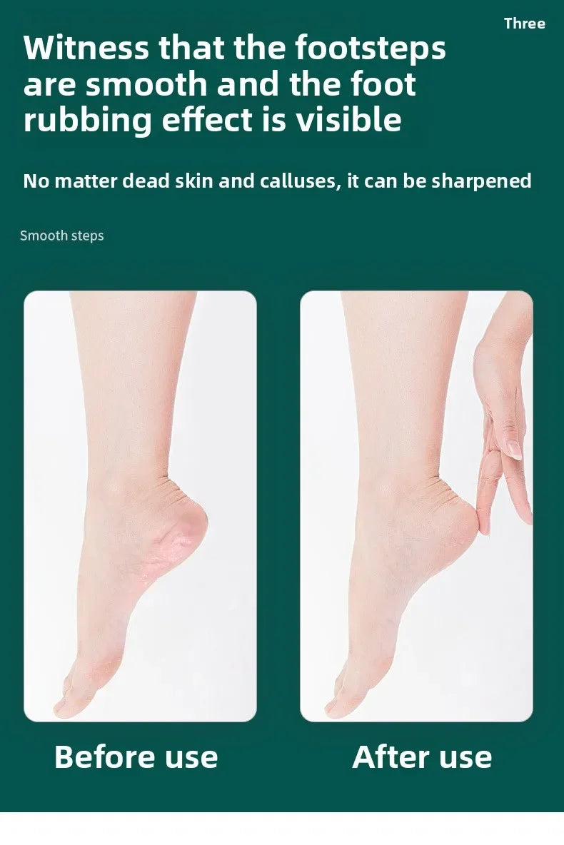 Foot care Foot board file tool set Stainless steel foot washboard Foot grinder to remove dead skin Calluses Pedicure Foot board