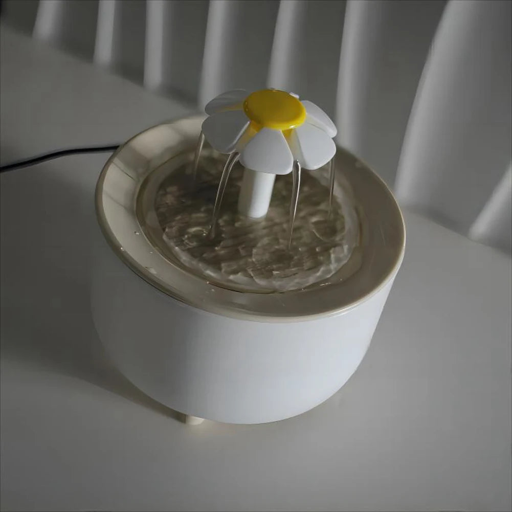 1200ml Cats Water Filter Automatic Cat Water Fountain Filter USB Electric Mute Recirculate Filtering Drinker Pet Water Fountain