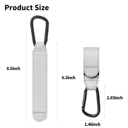 Stroller Accessories 2PCS Hooks Portable Baby Pram Universal Leather Hook