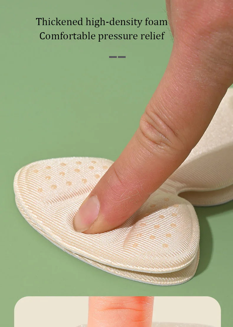 T-Shaped Heel Protectors Stickers Womens Shoes Heel Cushion Foot Care Products Non Slip Shoe Pads High Heels Half Shoe Inserts