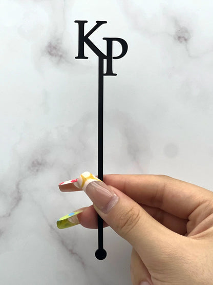 Personalized Acrylic Party Drink Stirrers Customized Wedding Cocktail Stirrers Baptism Cocktail Swizzle Sticks Table Decor