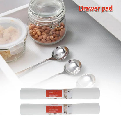 Shelf Liner Non-Slip Cupboard Cabinet Pad Transparent EVA Drawer Mat Fridge Roll Kitchen Bedroom Computer Desk Protection Mat