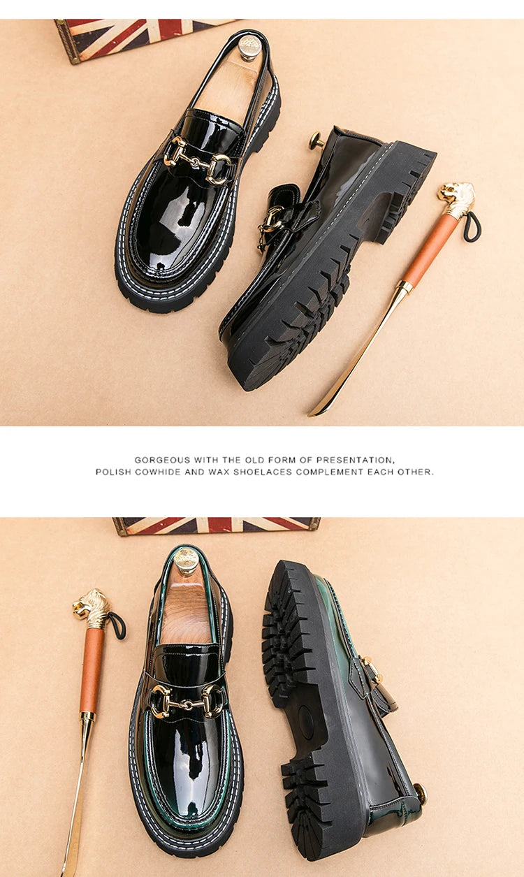 Men's Leather Shoes Casual Heightened Business Shoes Ultra-Light Comfortable Fashion Sports Heightening Leather Shoes KN-WJZ-336