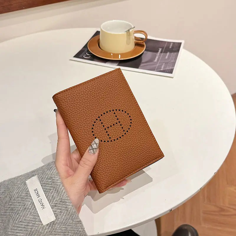 Wallet, Card, Bag, Passport, Document, Pocket Wallet, Short and Portable Handbag, Multi functional and Large Capacity