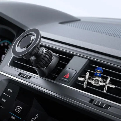 Car Air Freshener Odor Eliminator SUV Vent Clip Rotating Perfume Diffuser Pilot Shape Design Lasting Long Car Fragrance Diffuser