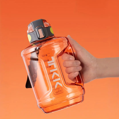 1800Ml Large Sports Plastic Water Bottle with Straw Lid Lock for Hydration, Gym Workouts, Outdoor Fitness, Travel, Camping