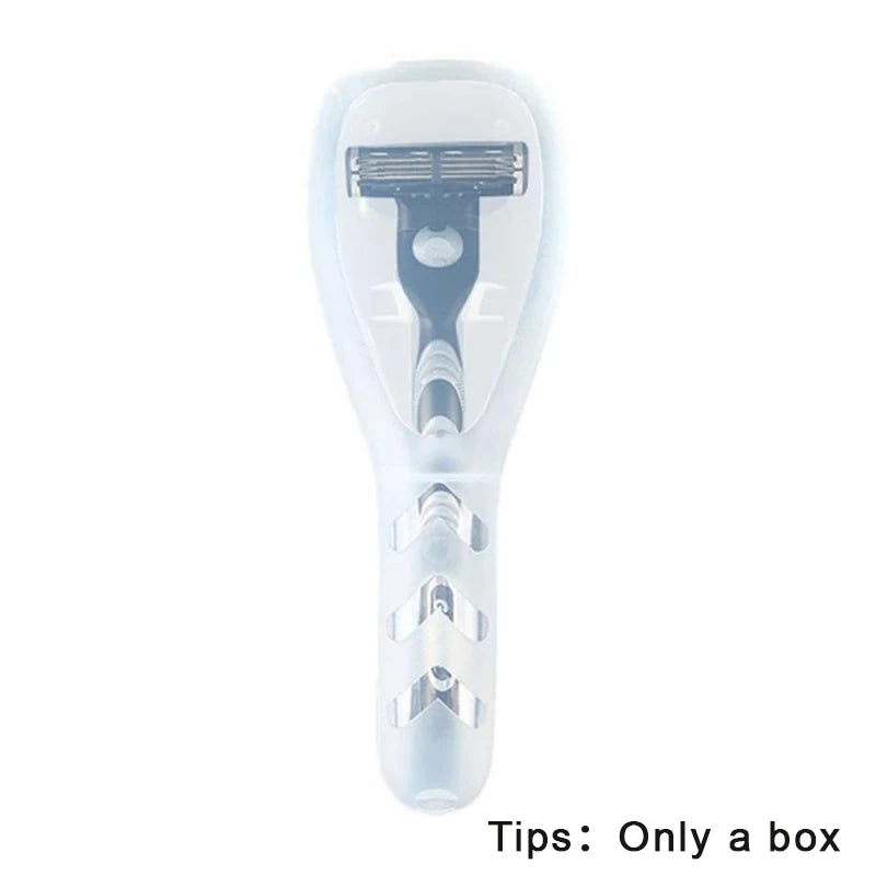 PTravel Shaver Case Razor Box Blades Holder Plastic Suitcase Holder Baggage Boarding Portable Packing Organizer Accessories