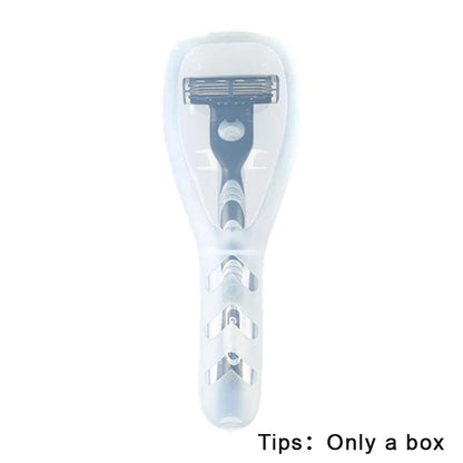 PTravel Shaver Case Razor Box Blades Holder Plastic Suitcase Holder Baggage Boarding Portable Packing Organizer Accessories