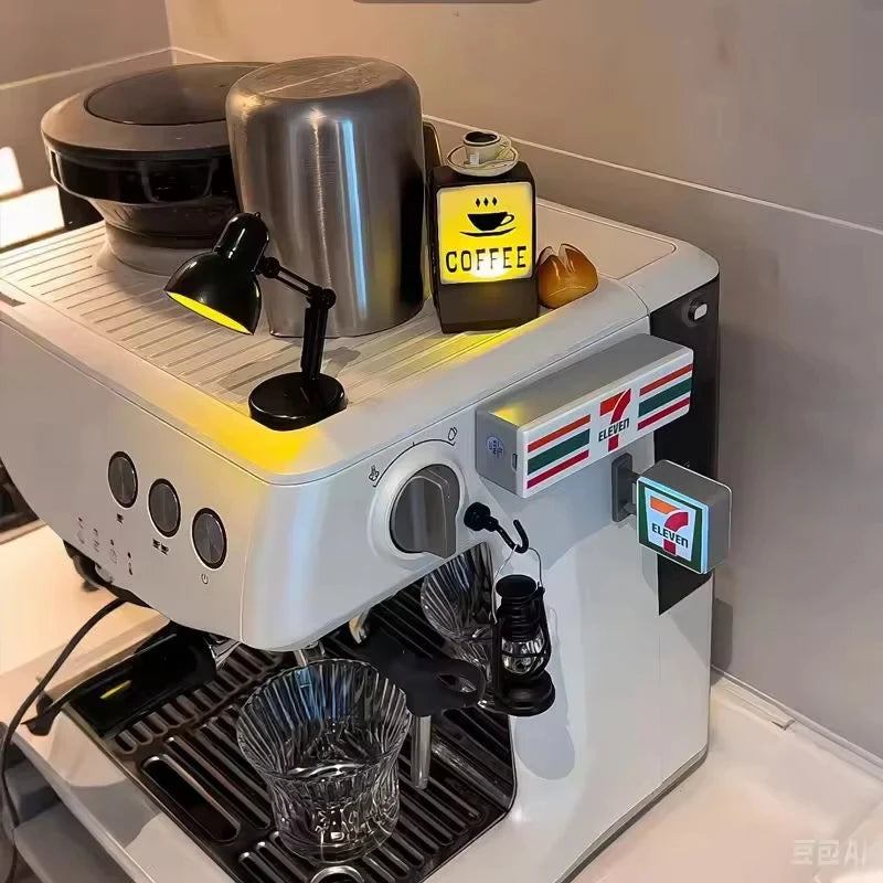 Room Decoration Fridge Magnets Coffee Shop Luminous Light Boxes Creative Convenience Store Light Signs Home Decorative Ornaments