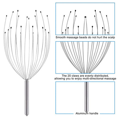 Head Massager Massage Claw Scalp Spa Fine Workmanship Long-lasting Massaging Tool Convenience Simple Operation