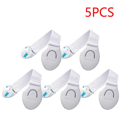 1-10pcs Child Safety Cabinet Lock Baby Security Protection Drawer Door Cabinet Lock Plastic Protection Kids Safety Door Lock