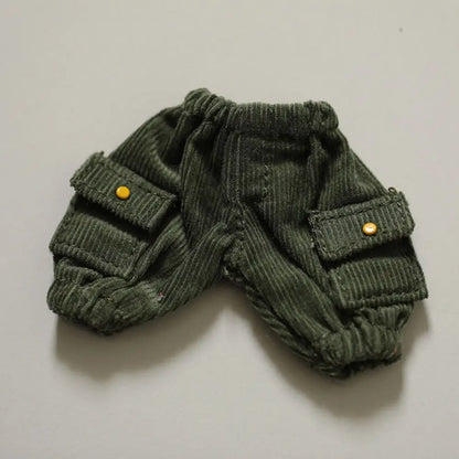 New Fashion Cotton Doll Shorts Multistyles Pocket Pants Casual Wears Accessories for 10cm Cotton Doll