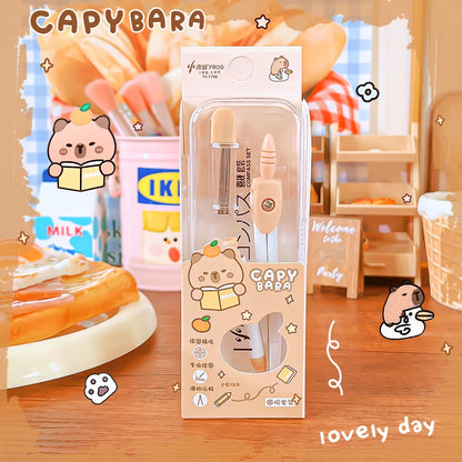 school caliper School supplies Study  geometria school compass drawing tool cute capybara professional compass children