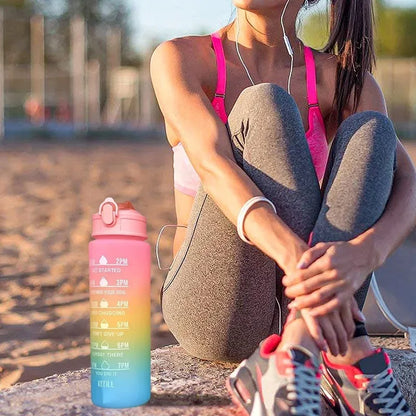 900ML Water Bottle Portable Vacuum Flasks Drinkware Camping Motivational Skirt Outdoor Bikini Sport Kitchen Times Bra Marker Gun