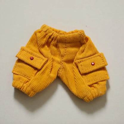 New Fashion Cotton Doll Shorts Multistyles Pocket Pants Casual Wears Accessories for 10cm Cotton Doll