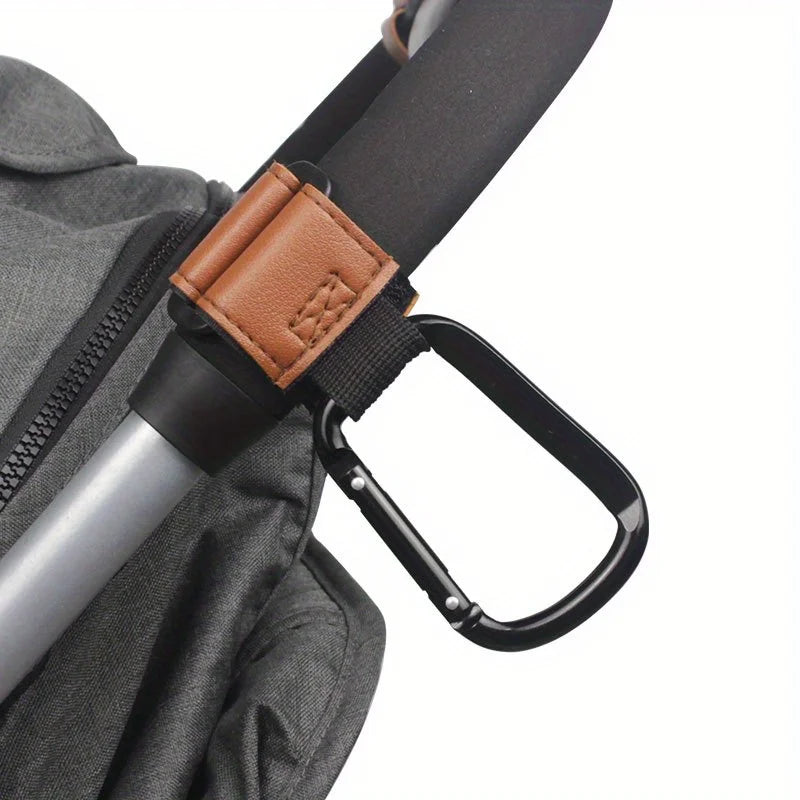 Universal Stroller Hooks Clip - Heavy Duty Hanging Accessory for Diaper Bags, Compatible with Prams/Shopping Carts/Car Seats