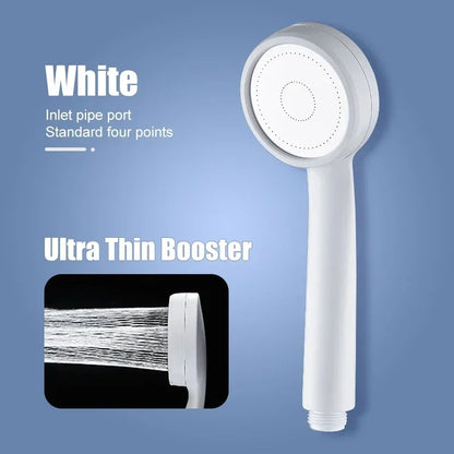 High Pressure Water Saving Rainfall Shower Head Bathroom Accessories ABS Chrome Holder Showerhead  Bathroom Accessories