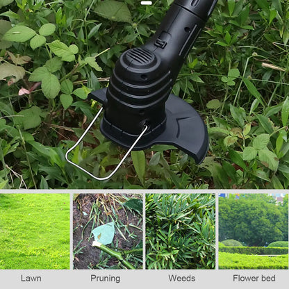 Electric Cordless Grass Trimmer Length Adjustable Rechargeable Lawn Mower Portable Mini Lawn Mower USB Charging for Garden/Lawn