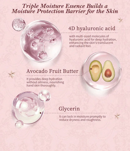 Flower Knows Strawberry Cupid Scented Hand Cream Moisturising & Nourishing Skin Care Lotions For Women Whitening Cream 50ml