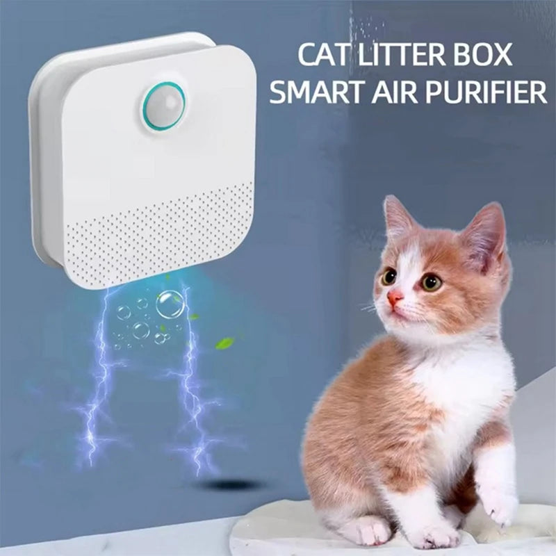 Smart Cat Odor Purifier For Cat Litter Box Deodorizer Pet Toilet Air Purifier Dog Cat Litter Deodorant