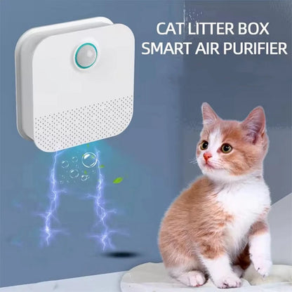 Smart Cat Odor Purifier For Cat Litter Box Deodorizer Pet Toilet Air Purifier Dog Cat Litter Deodorant