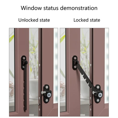 Easy Installation Childproof Window & Door Lock Adjustable Child Safety Window Door Restrictor Carbon Steel Window Lock