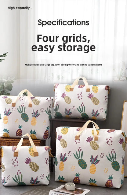 Large Capacity Multifunction Organizer Tote Bag for Clothes And Blankets Toy Storage Home Organization