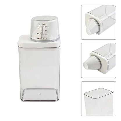 1PC High Quality Laundry Detergent Dispenser For Laundry Detergent Powder Kitchen Plastic Airtight Food Storage Containers