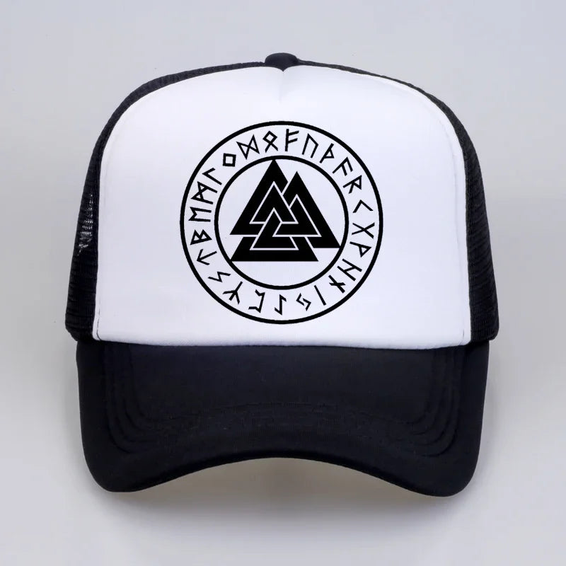 pagan amulet Men cap Scandinavian Viking jewelry Odin 's Symbol of Norse Viking Warrior Slavic Norway Valknut Baseball Caps