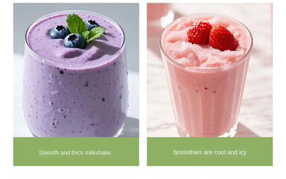 Portable Multifunction Fruit Juicer Blender 10 Blade Mini Ice Blender Smoothie Maker USB Charging Wireless Juice Extractor