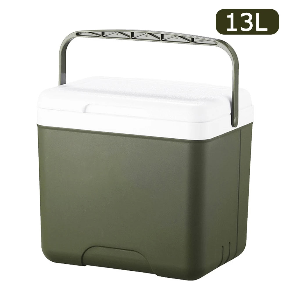 13/6L Camping Ice Box Outdoor Fridge Cooler 18L Large Capacity Portable Ice Bucket Incubator Refrigerator Car Fresh-Keeping