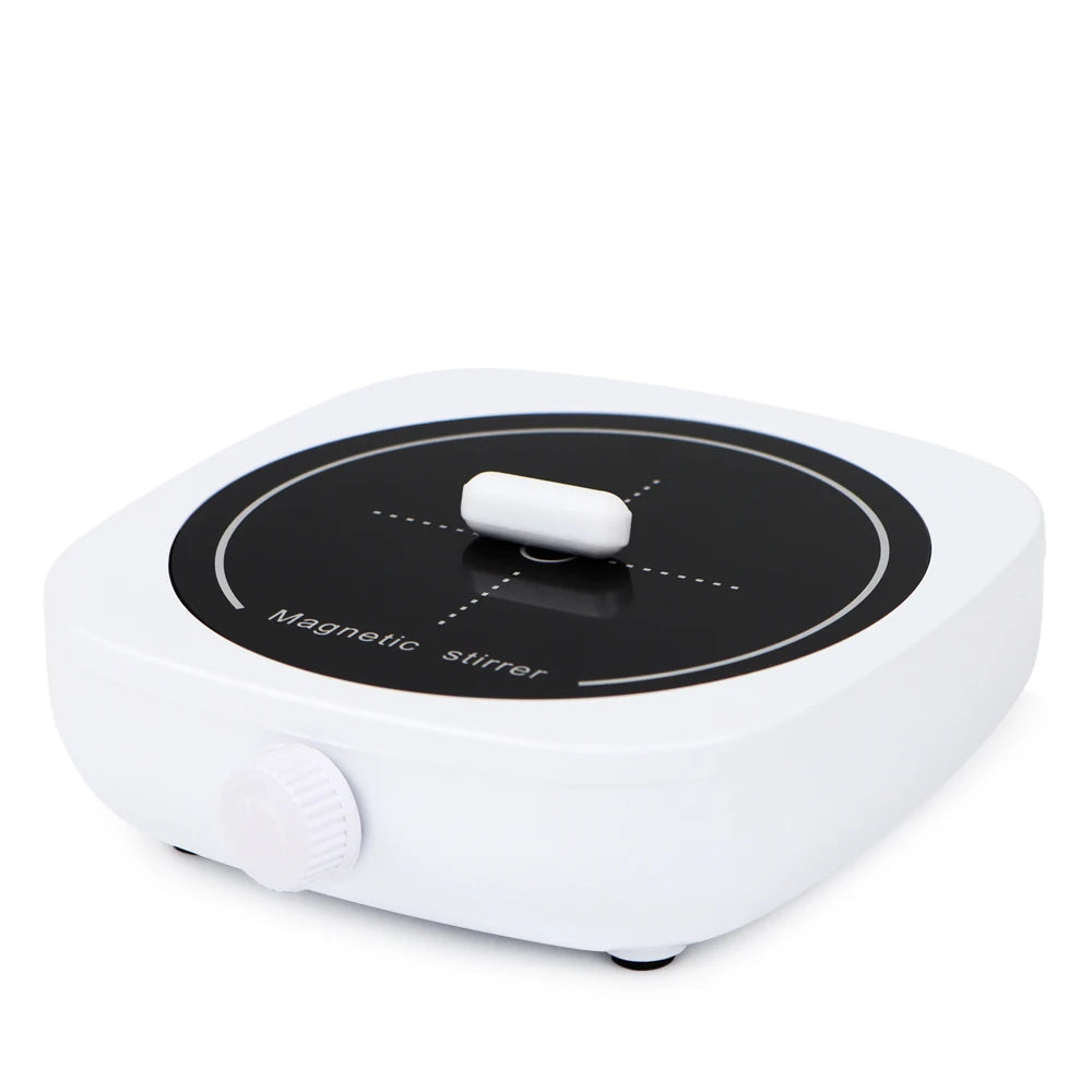 Magnetic Stirrer Mini Lab Stir Mixer Portable Stirrer Plate with Stir Bar 1L 600-4000RPM for Laboratory EU Plug