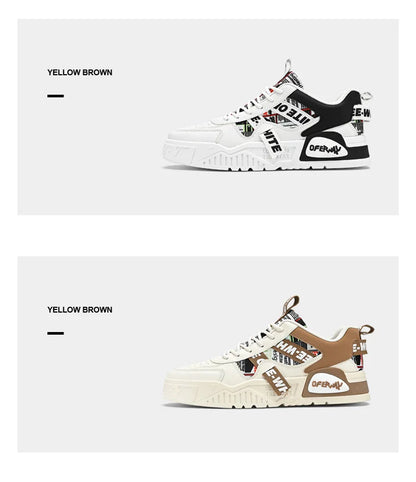 2025 new men's shoes for spring, breathable, niche, trendy, versatile, casual board shoes, height increasing sports shoes