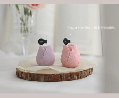 Tulip Scented Candles Gifts Handmade Birthday Gifts Decorative Ornaments Flower Shaped Candles